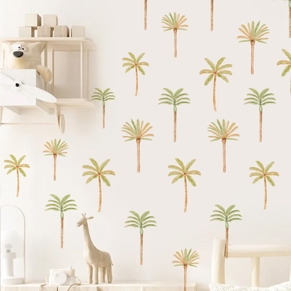 Baby Nursery Needs - Boho Coconut Palm Tree Wall Sticker
