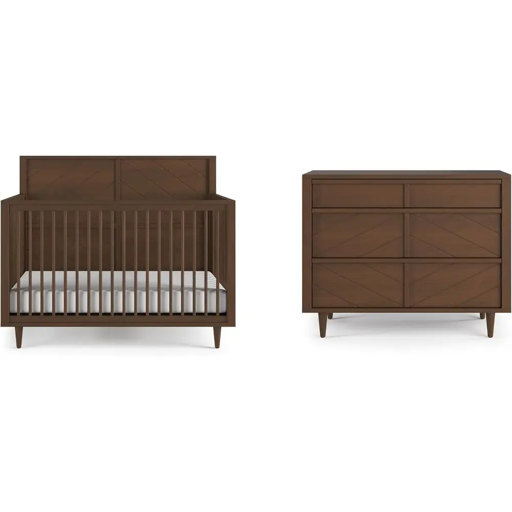 Convertible Crib Set - Hill Design 4-in-1 Convertible Baby Crib