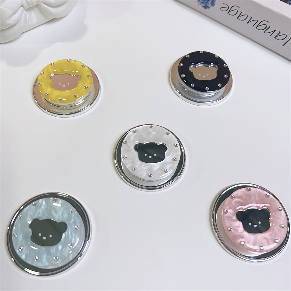 Mobile Hanger Arm - Bear Mirror Magnetic Mobile Phone Stand