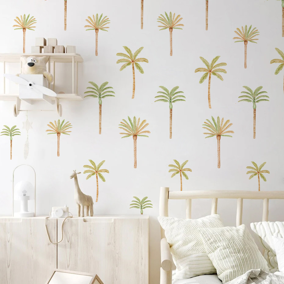 Boho Coconut Palm Tree Wall St - огляд і ціна Baby Nursery Needs