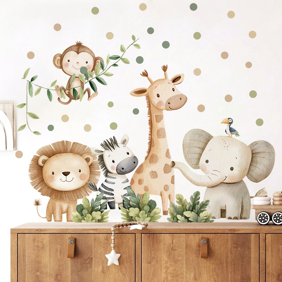 Boho Forest Animals Wall Stick - огляд і ціна Baby Nursery Needs