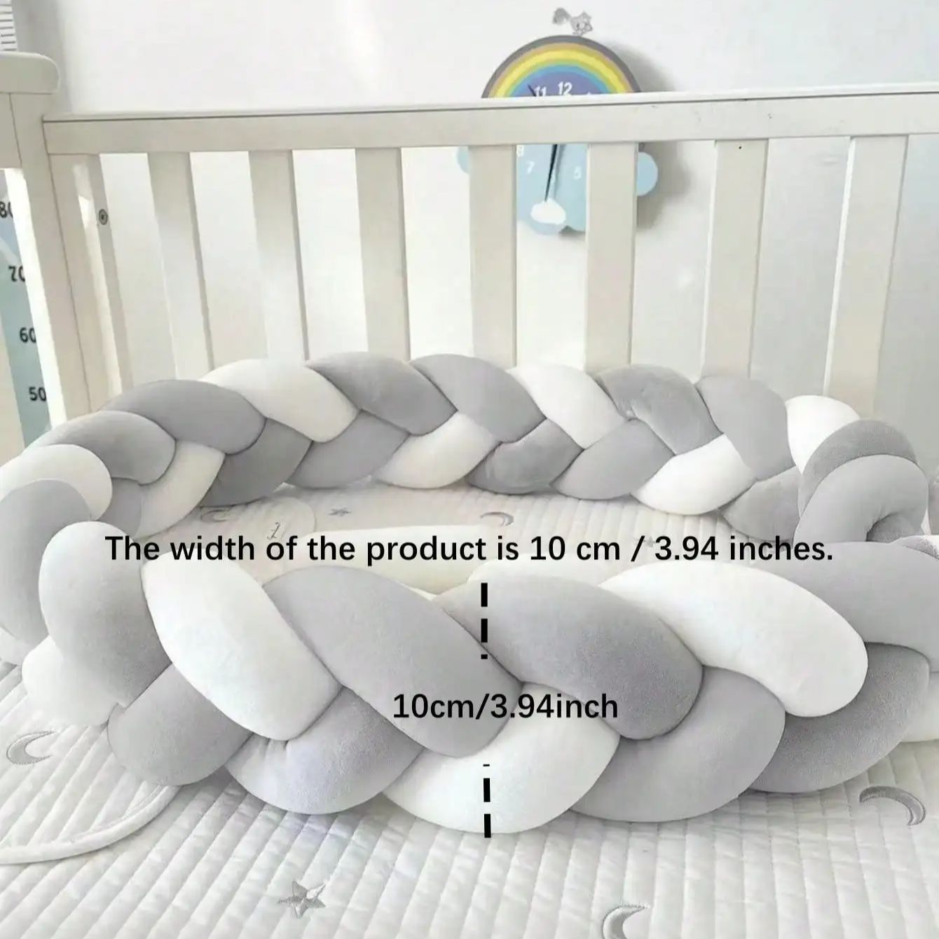 Widen Baby Bumper Bed Braid Kn - огляд і ціна Convertible Crib Set