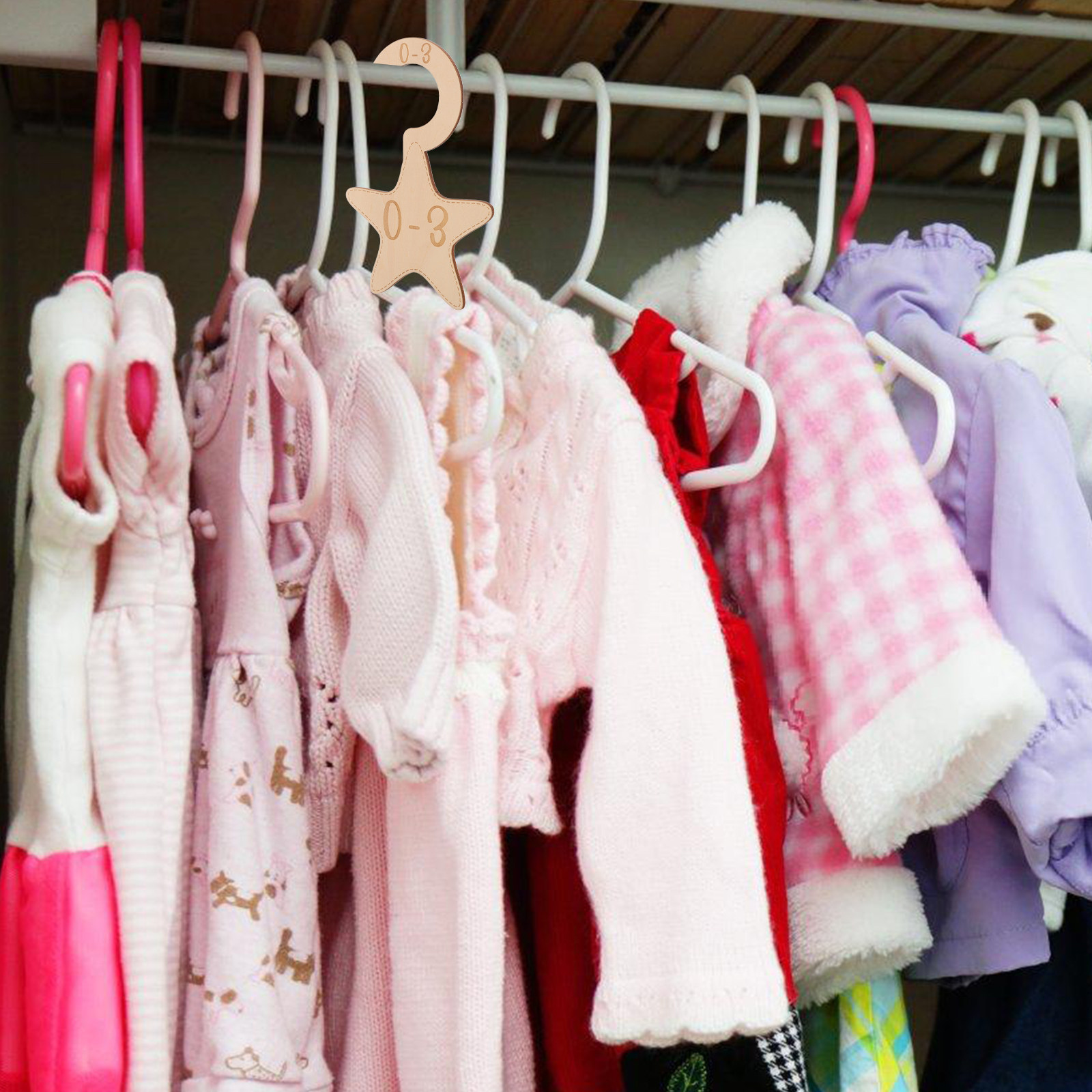 7Pcs Baby Clothes Closet Divid - огляд і ціна Baby Nursery Organizer