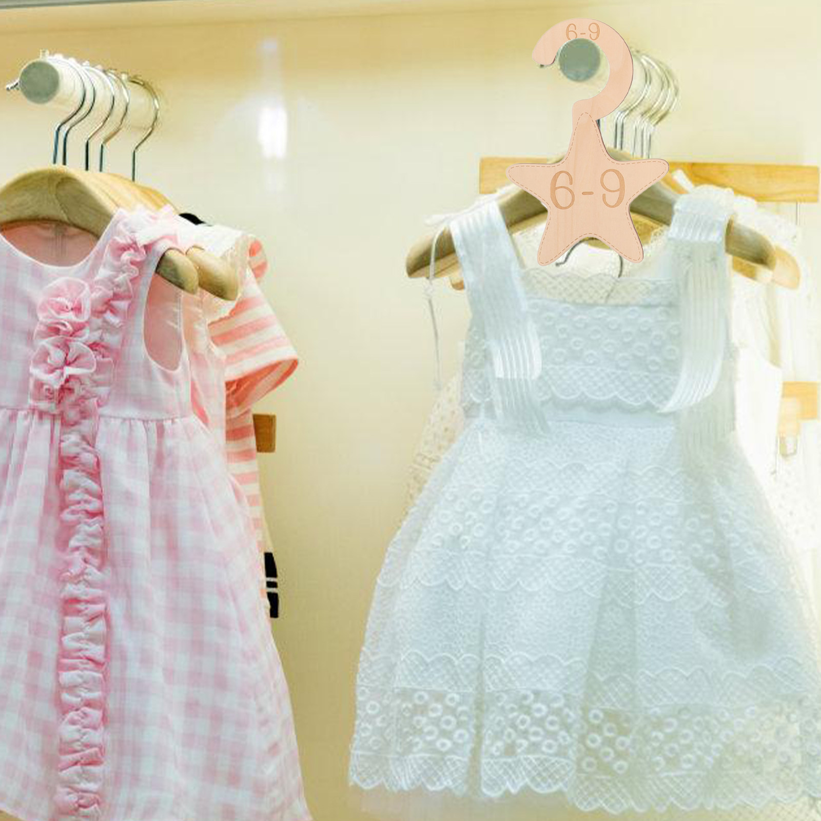 7Pcs Baby Clothes Closet Divid - огляд і ціна Baby Nursery Organizer