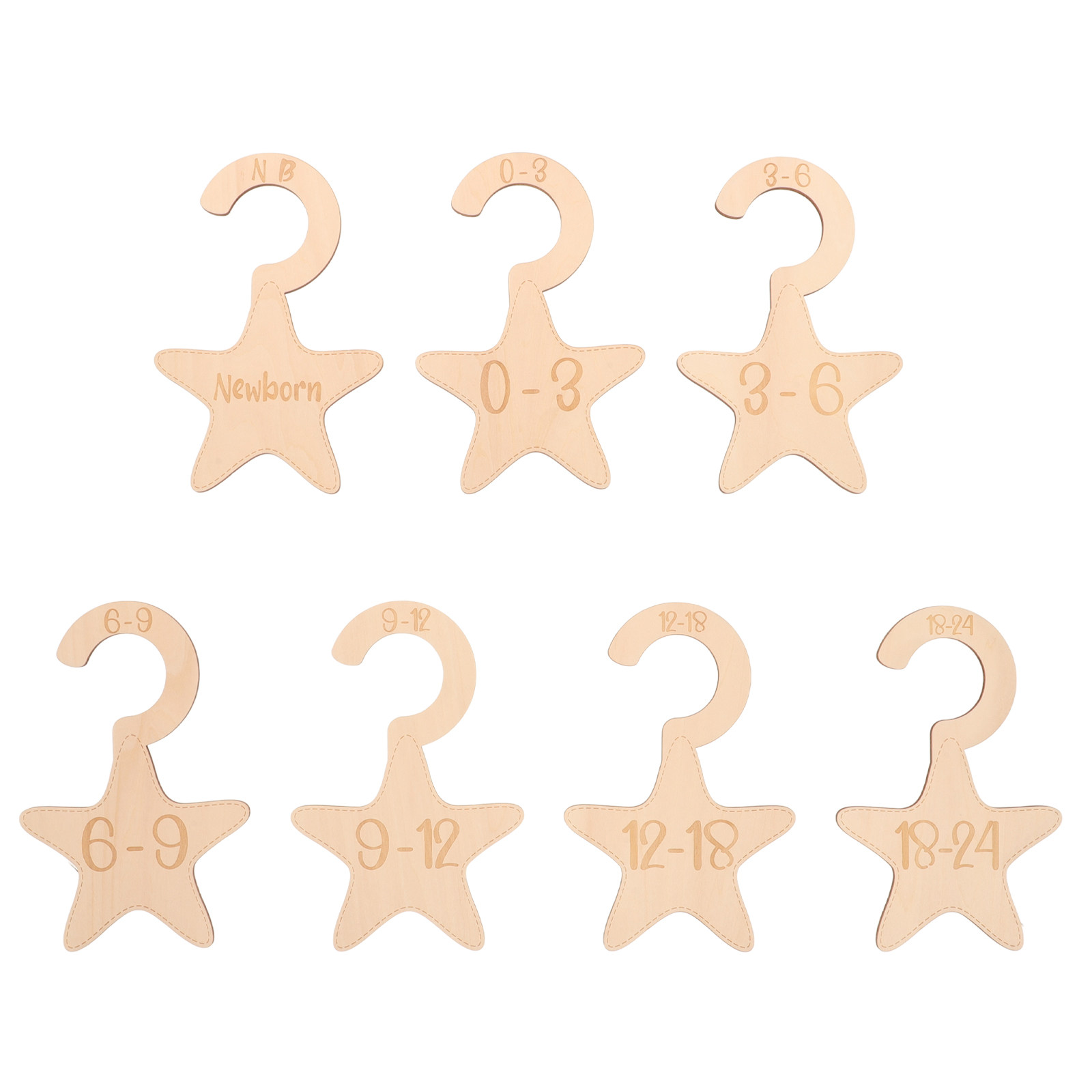 7Pcs Baby Clothes Closet Divid - огляд і ціна Baby Nursery Organizer