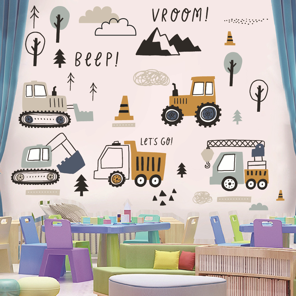 Cartoon Excavator Engineering  - огляд і ціна Baby Nursery Needs