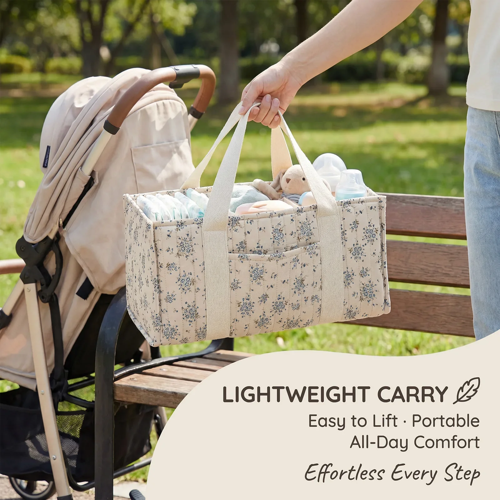 Foldable Diaper Caddy Organize - огляд і ціна Baby Nursery Organizer