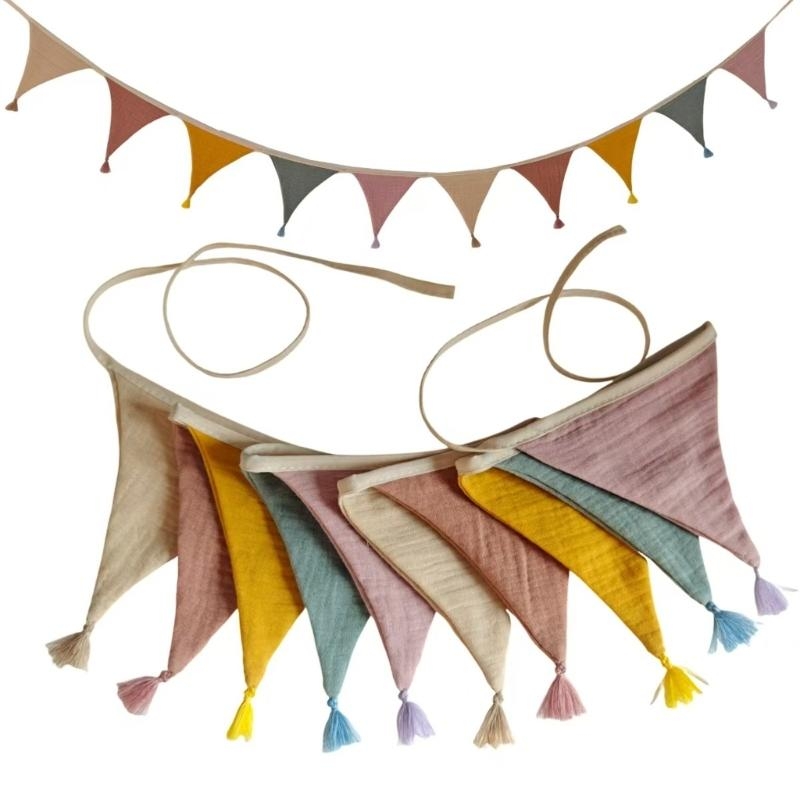  Soft Nursery Bunting Banners  - огляд і ціна Baby Nursery Bunting