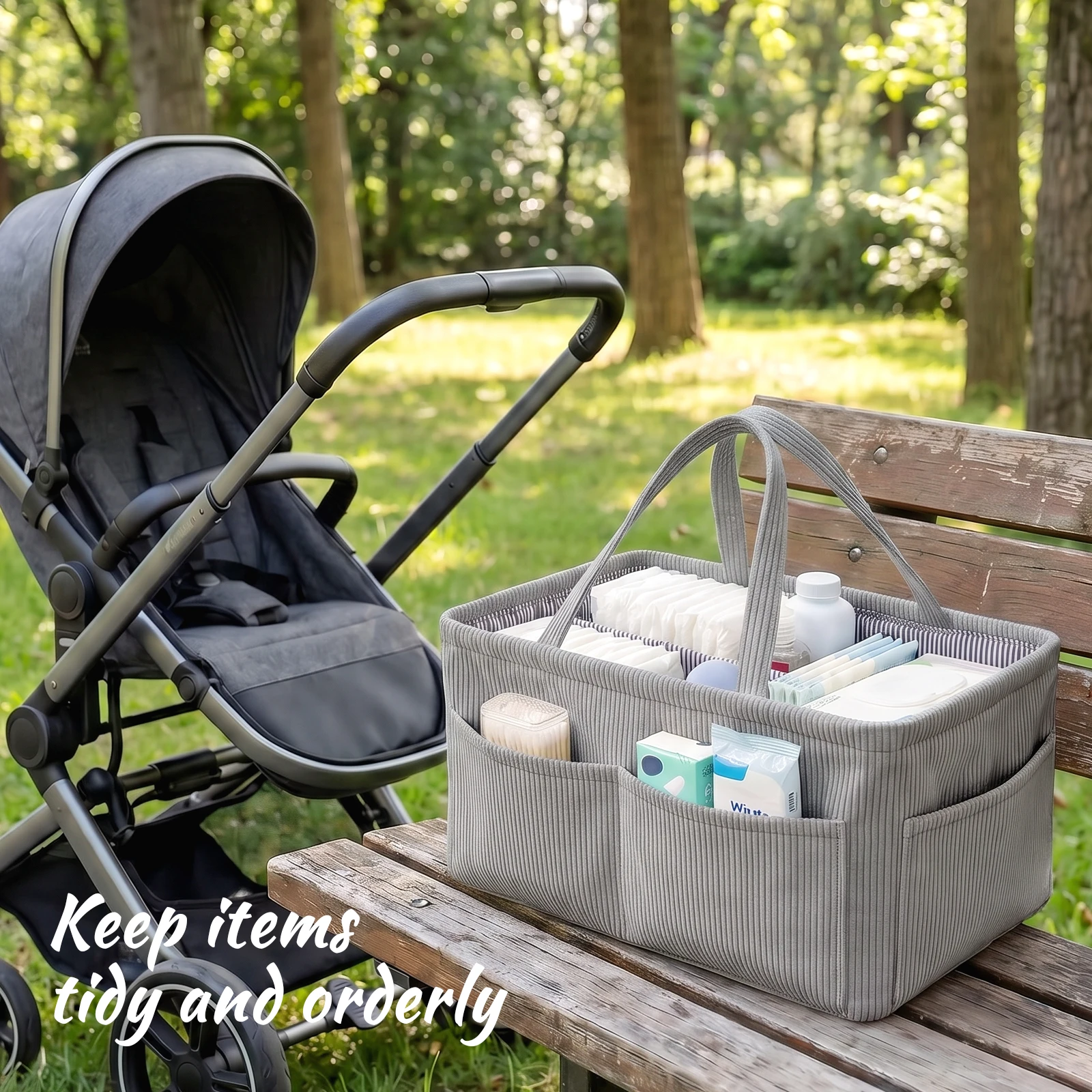 Baby Nappy Caddy Organizer Fol - огляд і ціна Baby Nursery Organizer