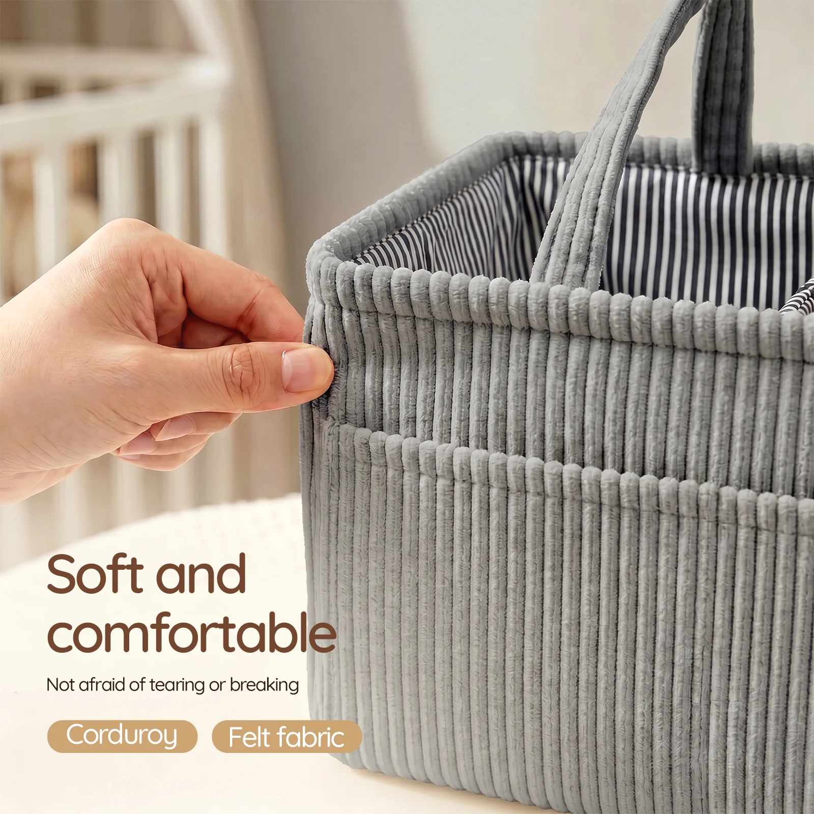Baby Nappy Caddy Organizer Fol - огляд і ціна Baby Nursery Organizer