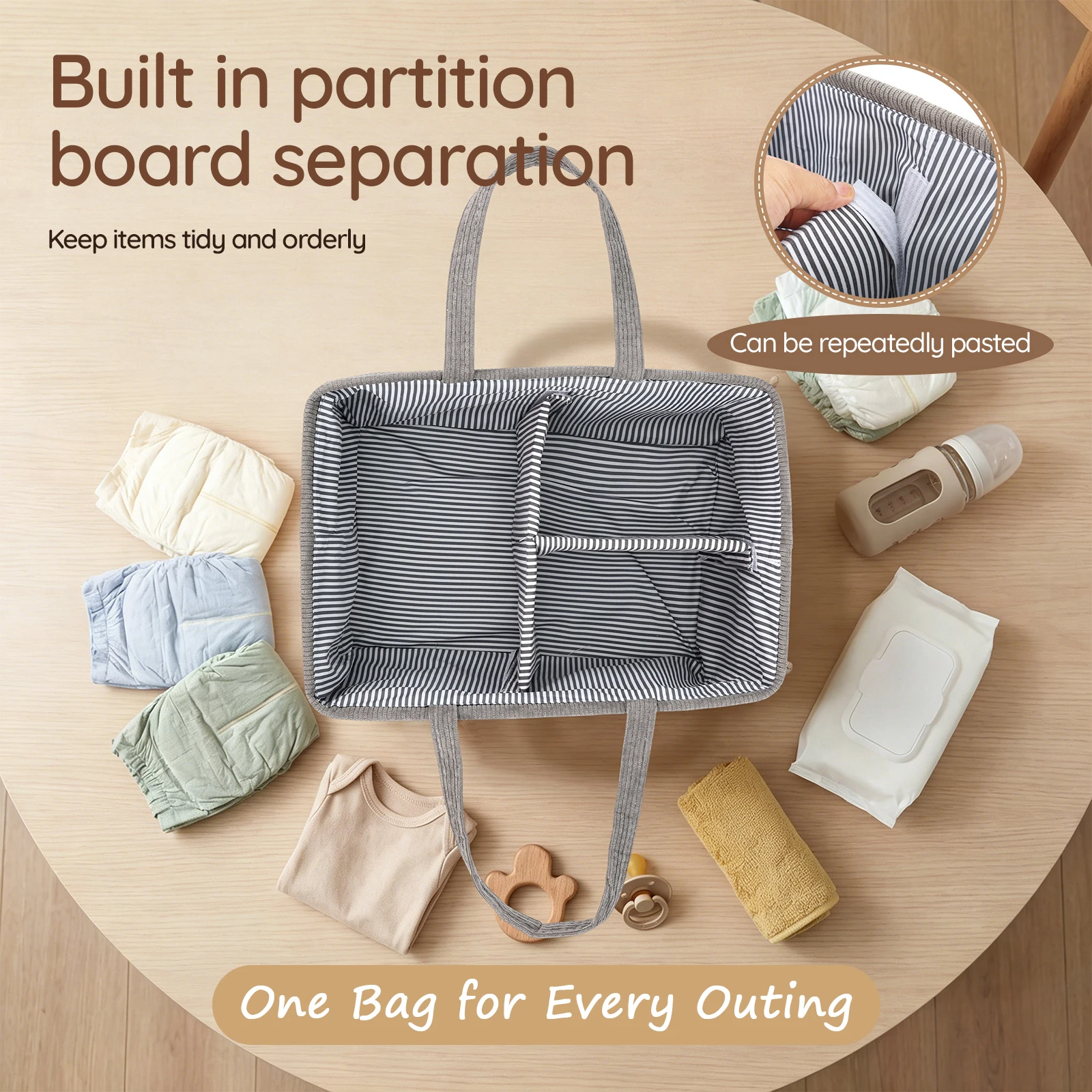 Baby Nappy Caddy Organizer Fol - огляд і ціна Baby Nursery Organizer