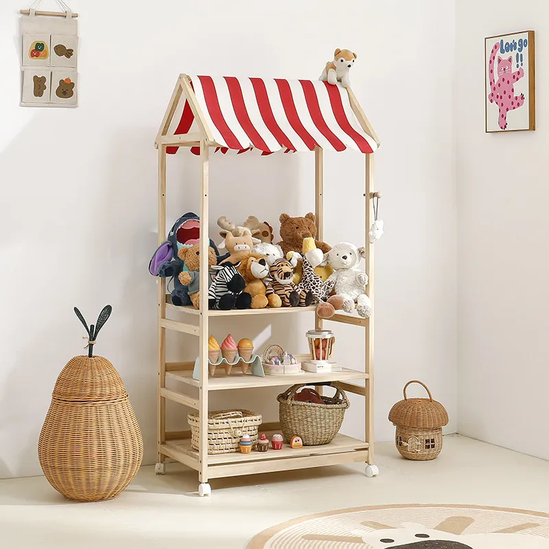 Solid Wood Kids Bookshelf Toy  - огляд і ціна Baby Bookshelf Small