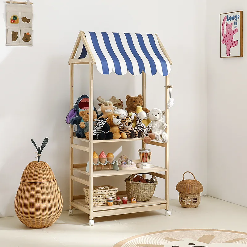 Solid Wood Kids Bookshelf Toy  - огляд і ціна Baby Bookshelf Small