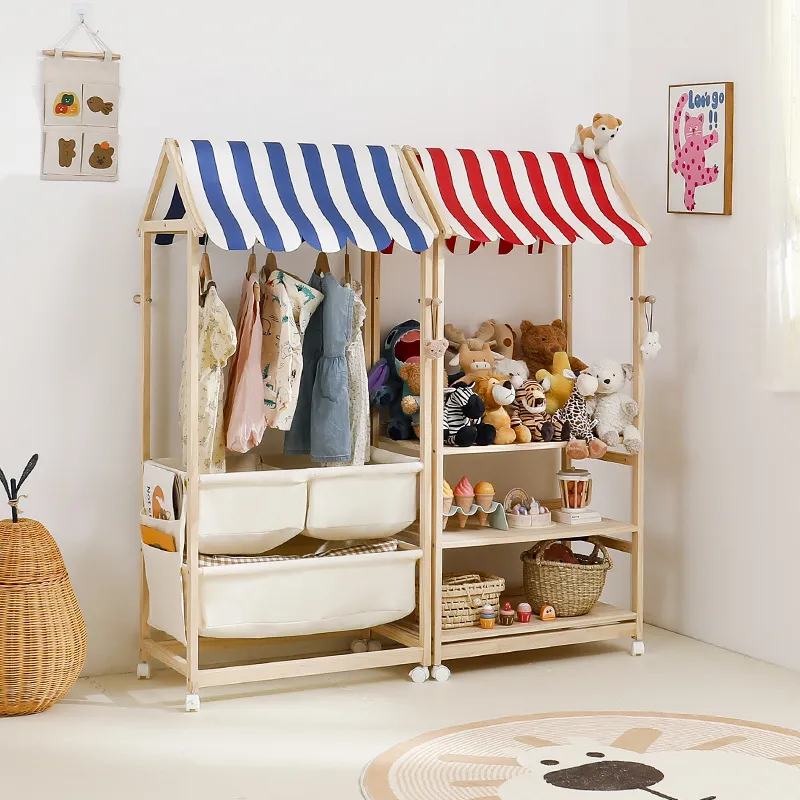 Solid Wood Kids Bookshelf Toy  - огляд і ціна Baby Bookshelf Small