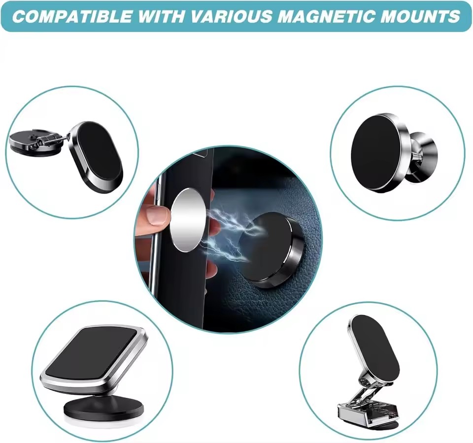 1/50Pcs Magnetic Metal Plate F - огляд і ціна Mobile Hanger Arm
