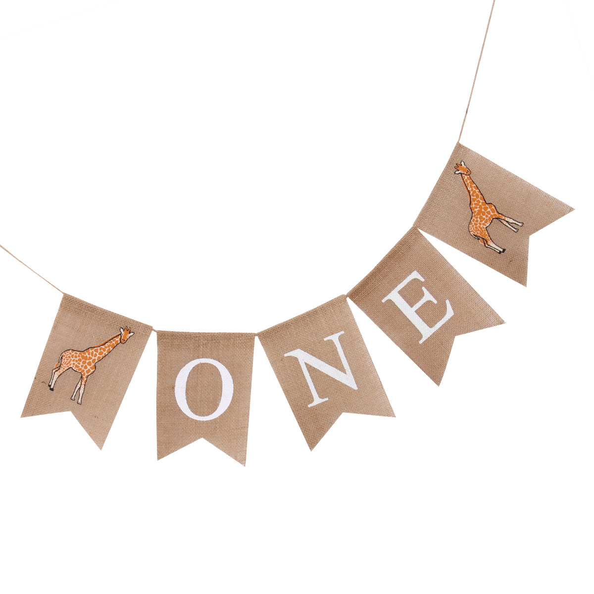Giraffe Linen Hanging Banner S - огляд і ціна Baby Nursery Bunting
