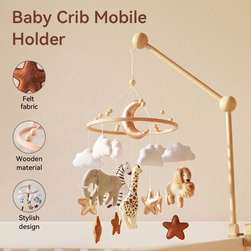 Wooden Bed Bell Baby Crib Mobi - огляд і ціна Baby Nursery Organizer