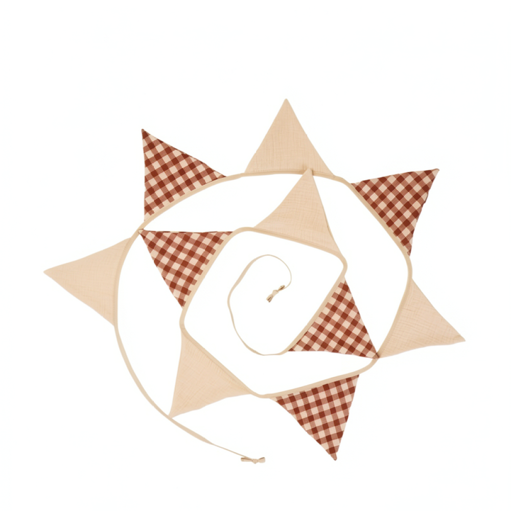 Cotton Crepe Bunting Flag For  - огляд і ціна Baby Nursery Bunting