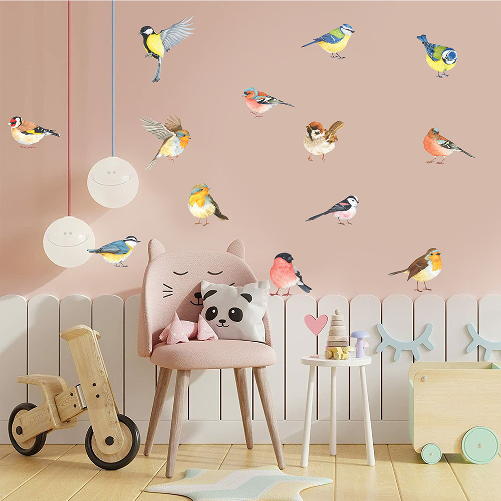 13pcs Little Birds Wall Sticke - огляд і ціна Baby Nursery Needs