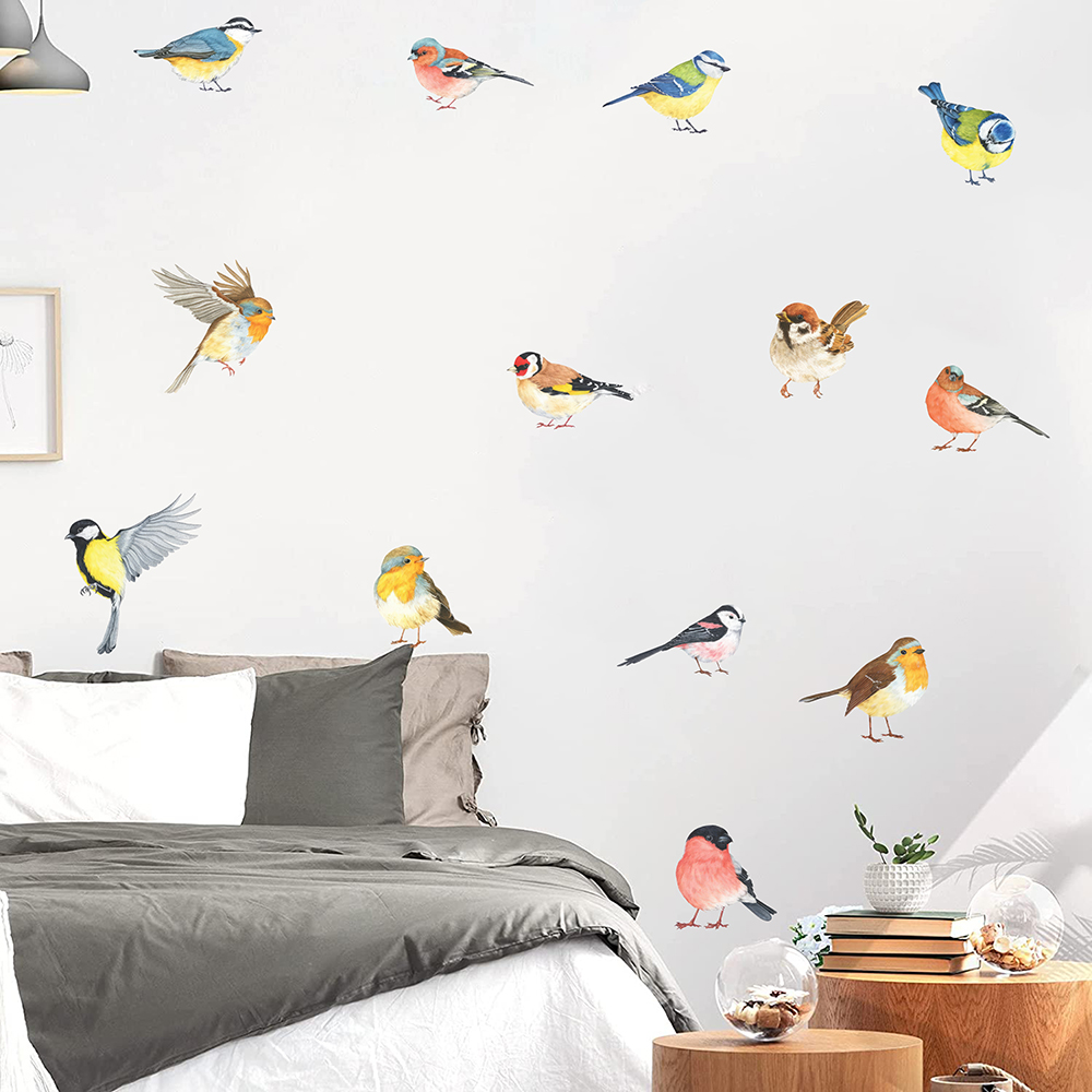 13pcs Little Birds Wall Sticke - огляд і ціна Baby Nursery Needs