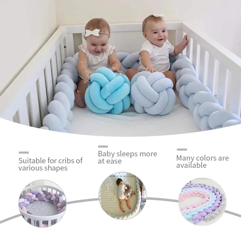 1M/2M/3M/4M 2M Baby Bumper Bed - огляд і ціна Convertible Crib Set