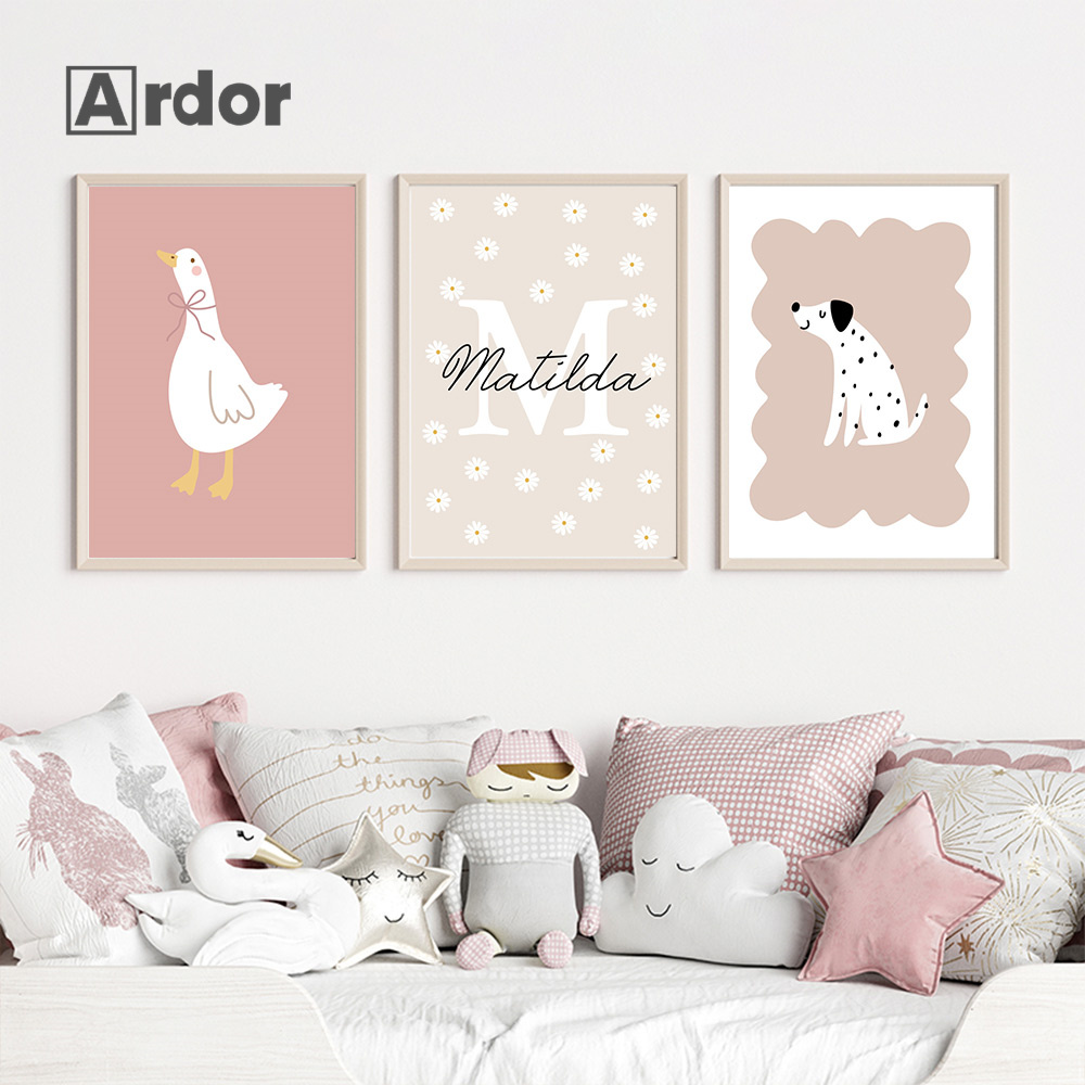 Personalized Name Wildflower N - огляд і ціна Baby Nursery Vase