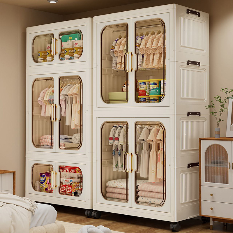 Colorful Foldable Kids Wardrob - огляд і ціна Baby Nursery Organizer