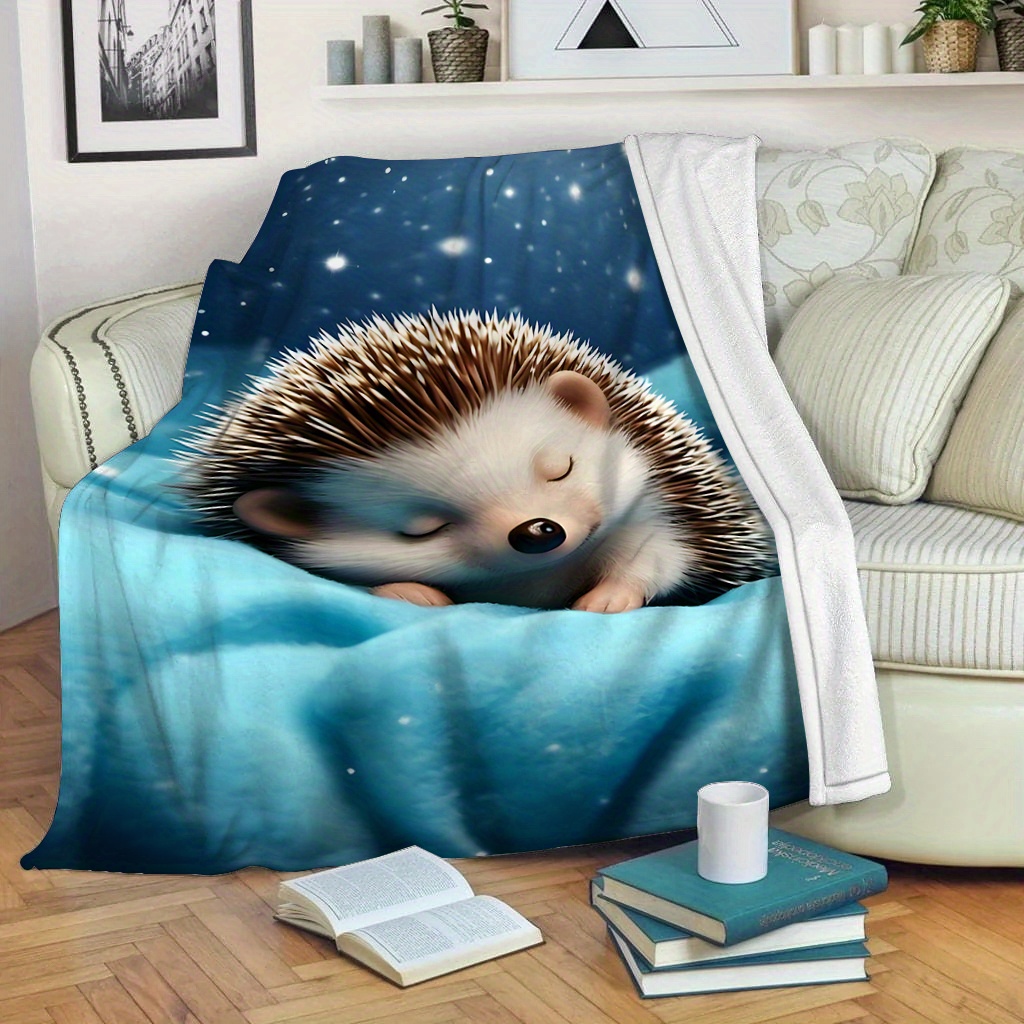 Cute Hedgehog Nursery Blanket  - огляд і ціна Baby Nursery Fabric