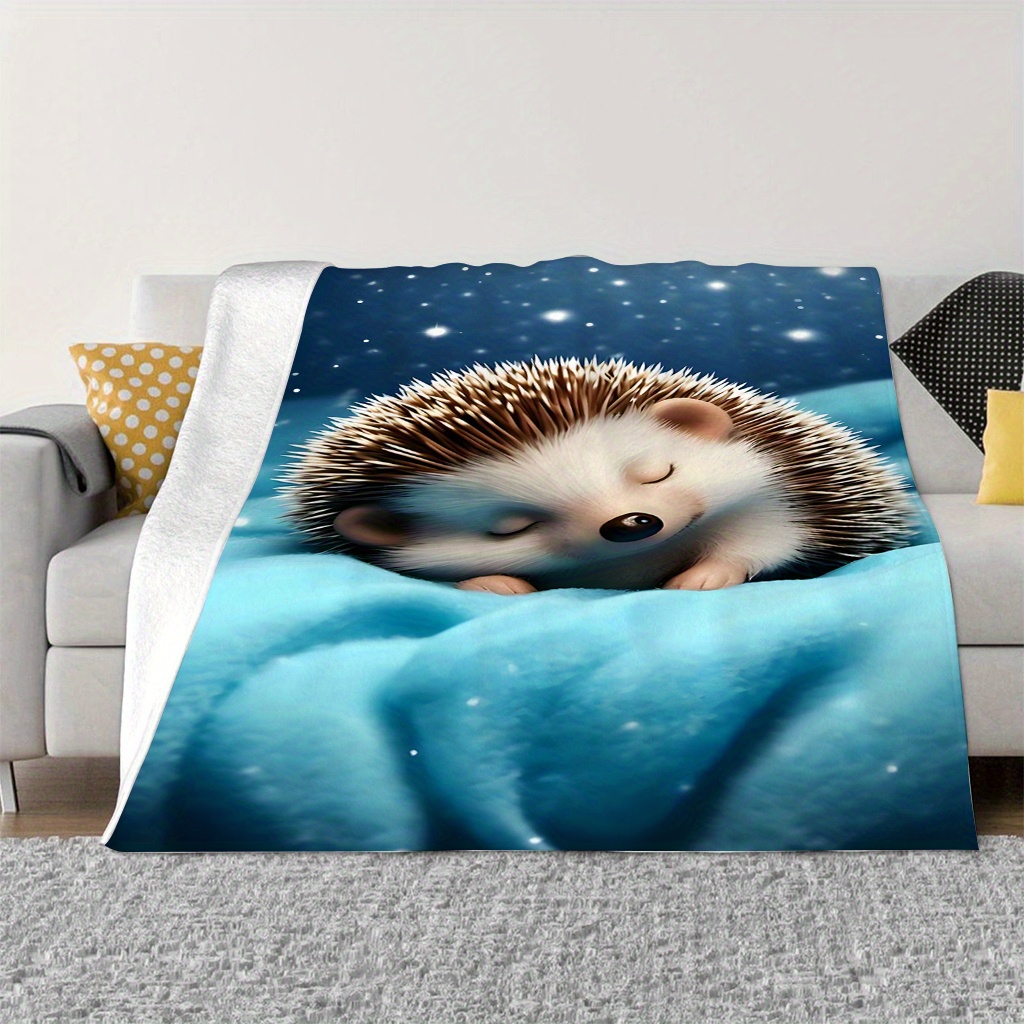 Cute Hedgehog Nursery Blanket  - огляд і ціна Baby Nursery Fabric