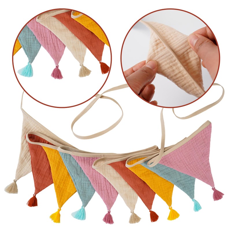 2.6M Nursery Fabric Bunting 10 - огляд і ціна Baby Nursery Bunting