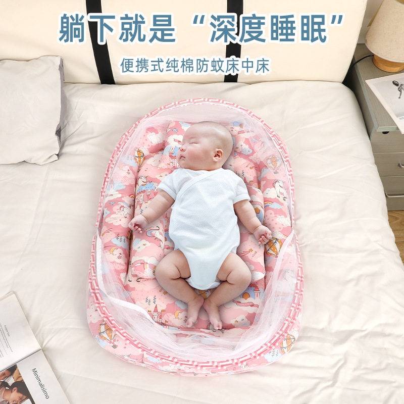 5pcs 85x55x10cm Portable Neona - огляд і ціна Convertible Crib Set