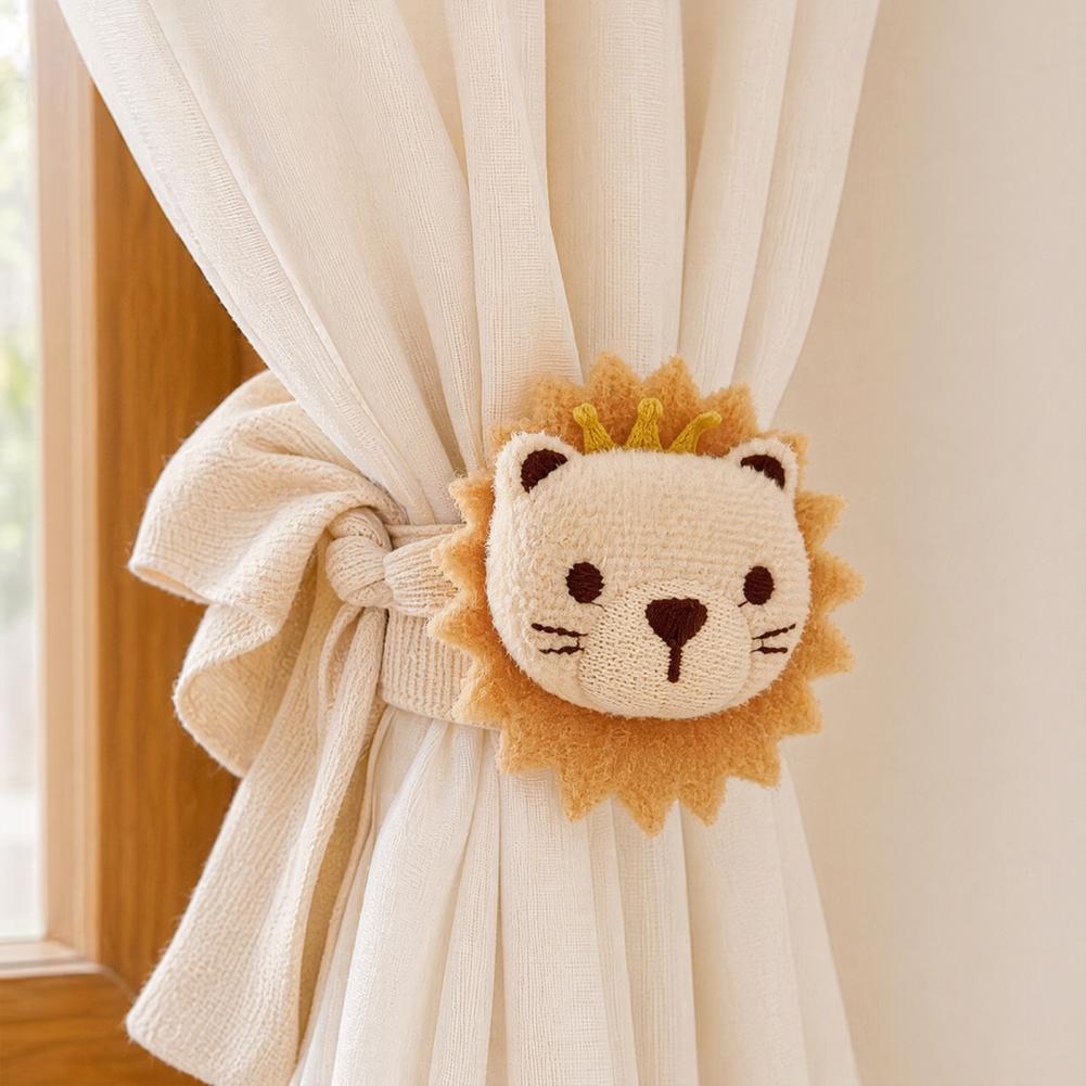 Plush Curtain Holder Lion Curt - огляд і ціна Baby Nursery Fabric
