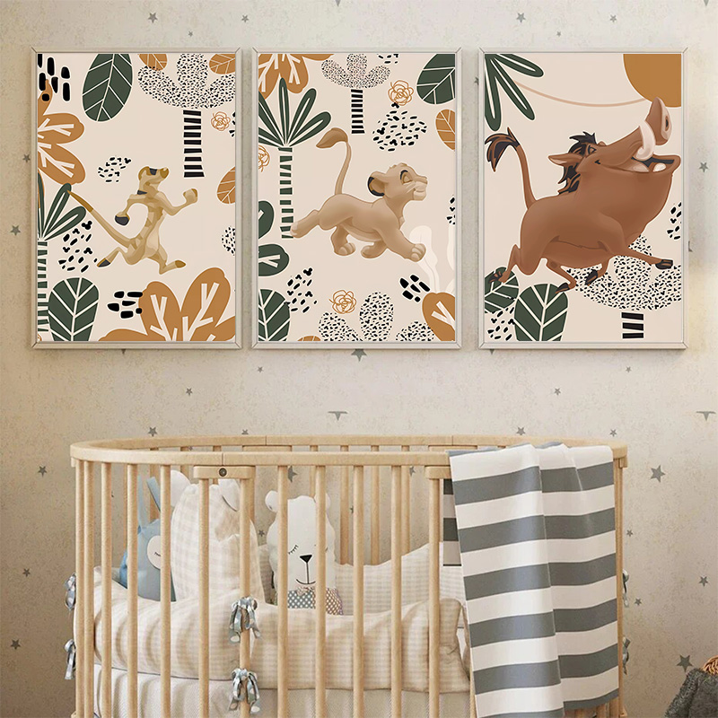 Kid Lion King Boho Posters and - огляд і ціна Baby Nursery Fabric