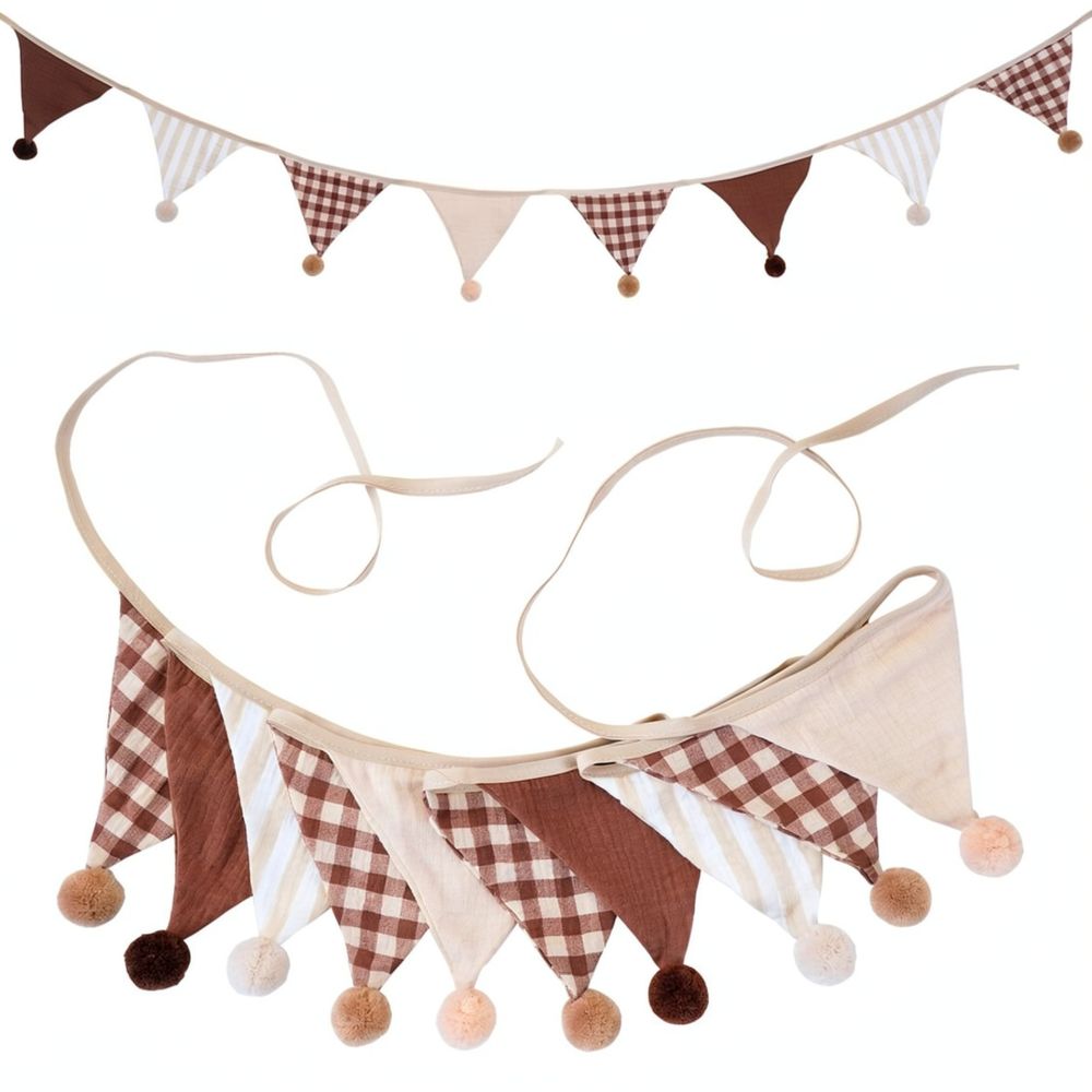Bohemian Cotton Crepe Fabric F - огляд і ціна Baby Nursery Bunting