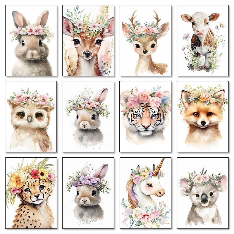 Baby Bear Bunny Deer Raccoon O - огляд і ціна Baby Nursery Fabric