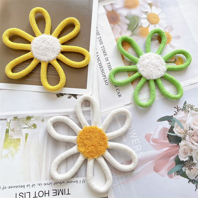 Cotton Rope Woven Daisy Flower - огляд і ціна Baby Nursery Needs
