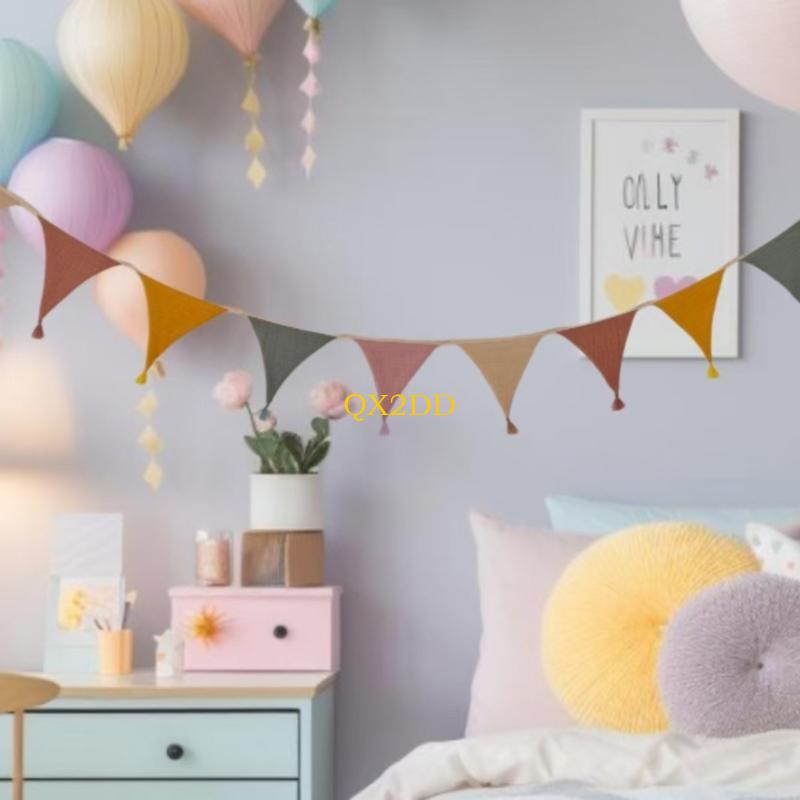 QX2D Soft Fabric Bunting Banne - огляд і ціна Baby Nursery Bunting