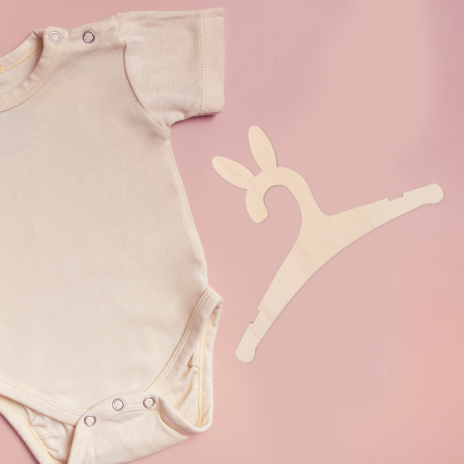 Wooden Baby Clothes Hangers 5  - огляд і ціна Baby Nursery Organizer