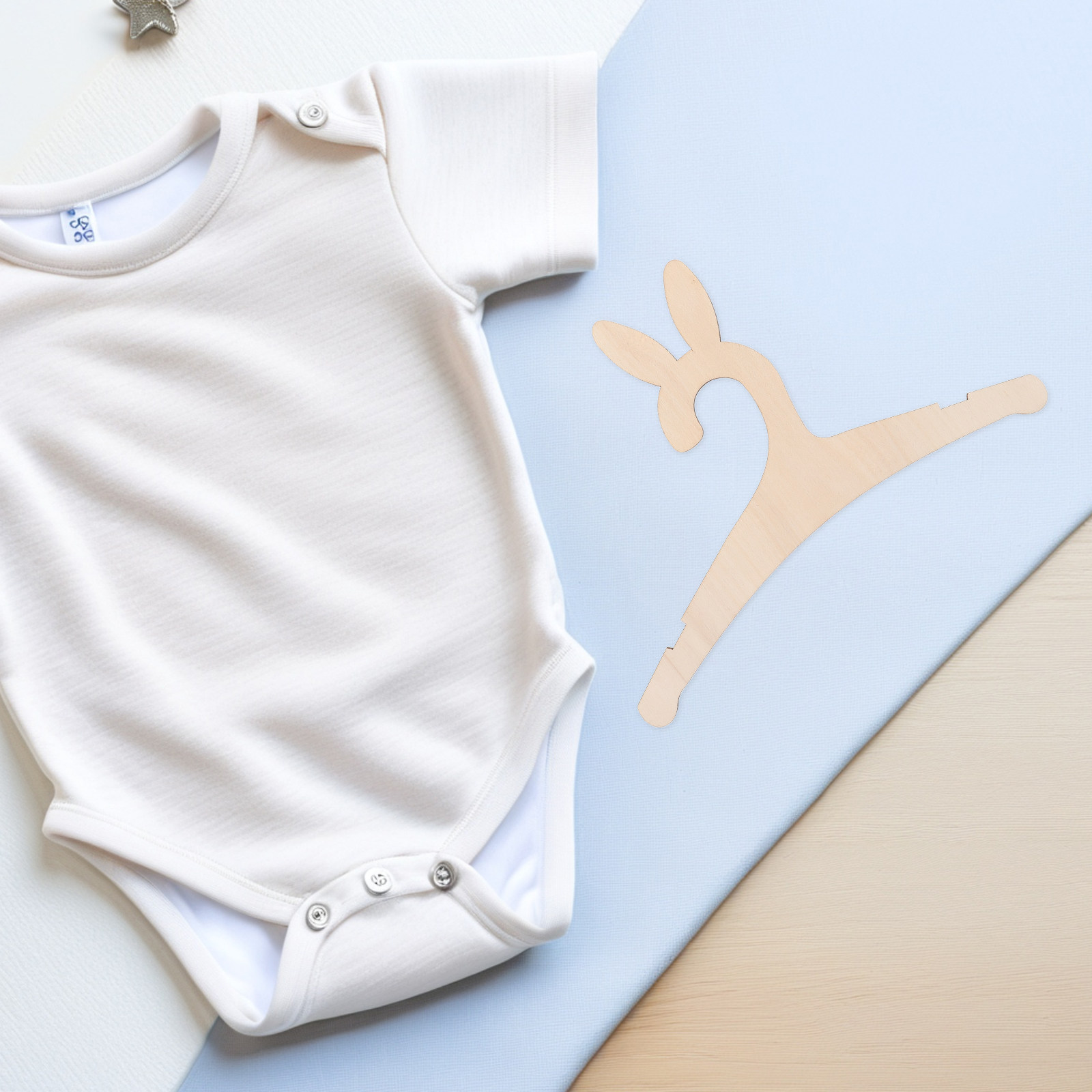 Wooden Baby Clothes Hangers 5  - огляд і ціна Baby Nursery Organizer